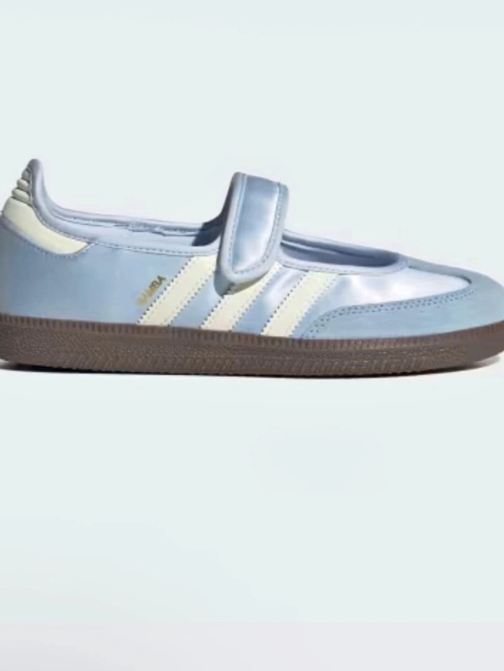NWT adidas Samba Jane Mary Jane Sneakers Blue & White US 10